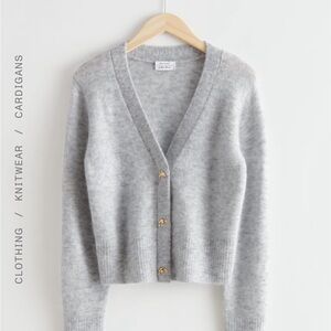 Gold button cardigan